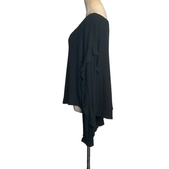 Pilcro black knit long sleeves top size XL - Picture 12 of 13